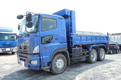 H25走行38万㎞ 日野7速M新明和L51W22ﾀﾞﾝﾌﾟ土砂用